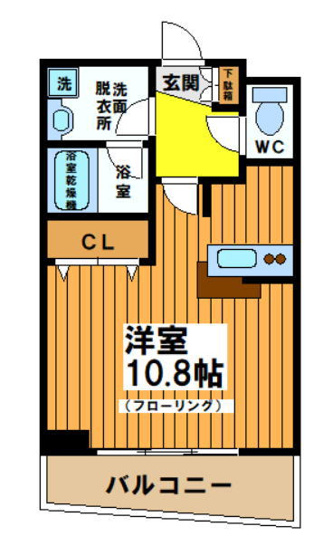 【間取り】 | ベルメゾン幡ヶ谷