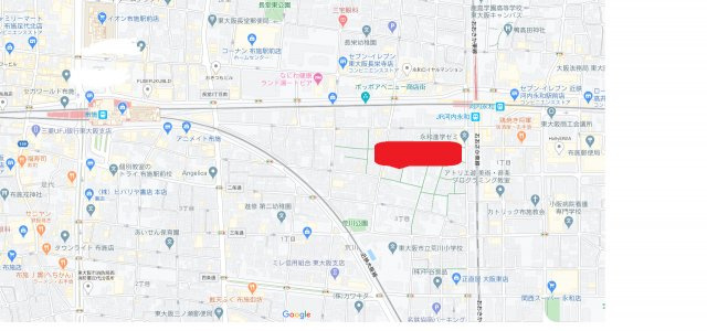 ソレイユ永和の地図