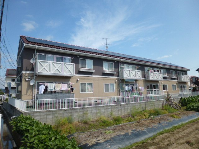倉敷市福島のアパートの外観