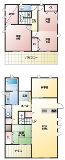 【間取り】 | 波島1丁目　中古住宅
