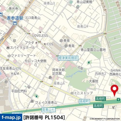 【地図】 | リクレイシア西麻布Ⅰ番館