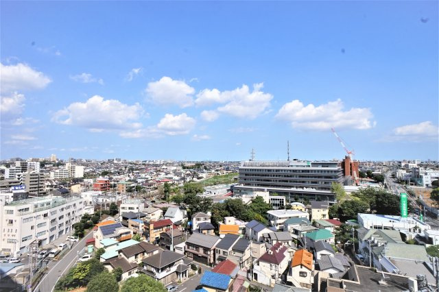 習志野市津田沼５丁目の賃貸マンションの展望|眺望いいですよ