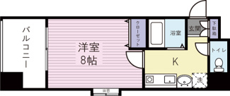 【間取り】 | 藤本ビルNo.21中津口 | 間取り☆