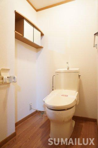 菊池郡菊陽町大字津久礼のアパートのトイレ