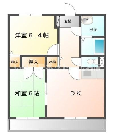 シャンティの間取り