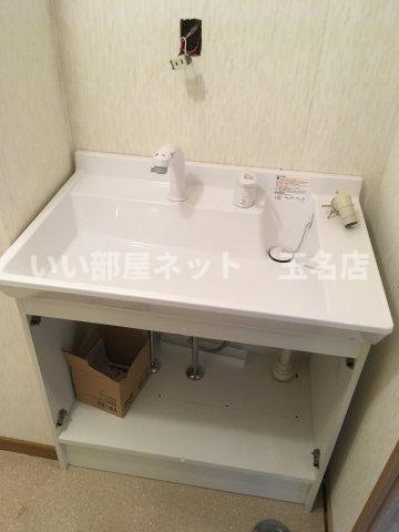シャンティの洗面所|使いやすい洗面所です