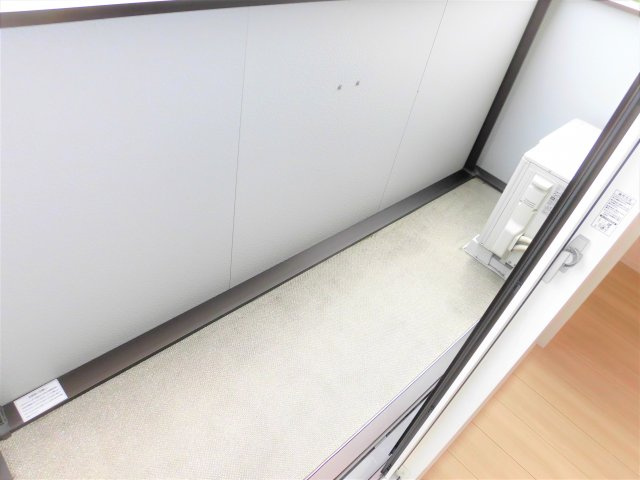 ラフィーネ・デュオⅡC棟のバルコニー