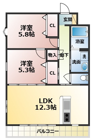 Liberty21の間取り