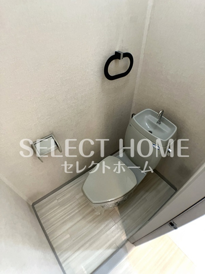 【トイレ】 | グランパス八帖Ｂ | 落ち着いた色調のトイレです