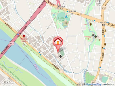 【地図】 | 上野毛ガーデンハイツA棟 | お問い合わせお待ちしております♪