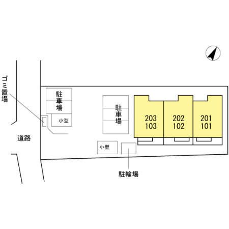 ジュネス涼風の区画図