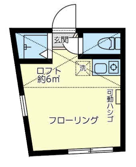 【間取り】 | ユナイト小向ララミー