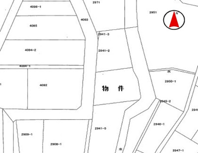 【区画図】 | 大田原市親園390万円　土地