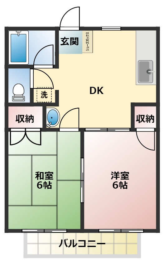 メゾンアップルの間取り