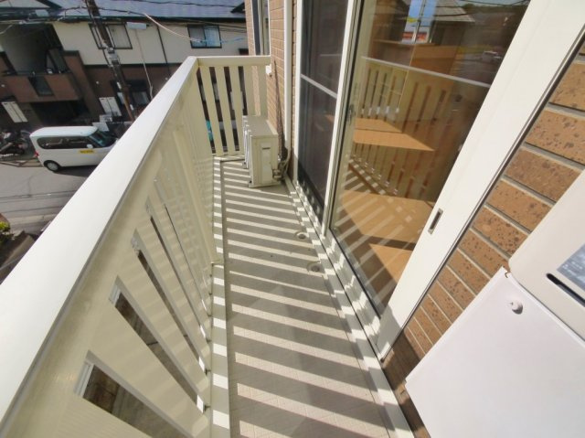 リビングタウンくにみ　Ｂ棟のバルコニー|陽当たり良好なバルコニーです