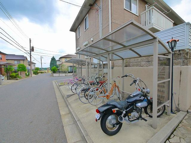 リビングタウンくにみ　Ｂ棟のその他共用部分|駐輪場です