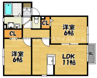 【間取り】 | エーデルハイムA棟