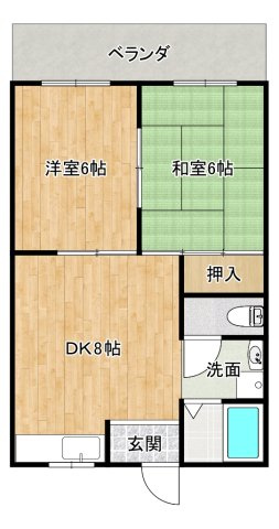 ハイツレジェンドの間取り
