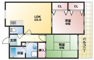 【間取り】 | エスペランサ41