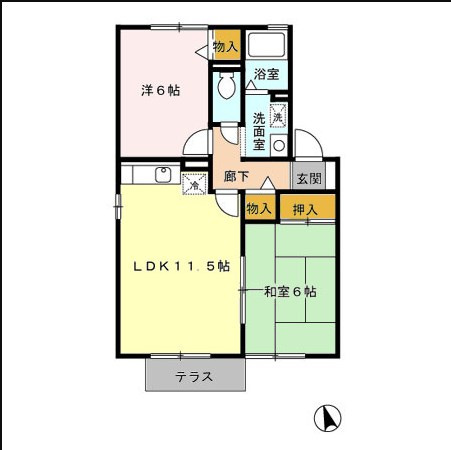 ミキハウス　C棟の間取り