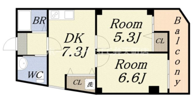 【間取り】 | デイズハイツ港晴