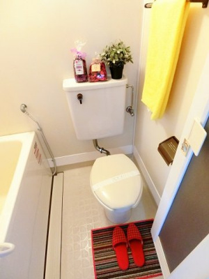 【トイレ】 | パナハイツリュウセイA | バスルームにあるトイレです！水廻りのお掃除が一気にできちゃいますね☆