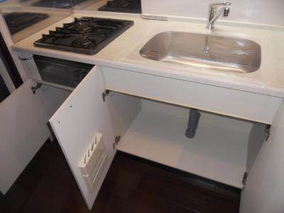 アスヴェル京都四条のキッチン|キッチン収納