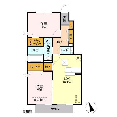 【間取り】 | ソフィアコート 弐番館
