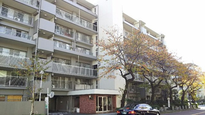 【外観】 | グリーンコーポ鶴見 | グリーンコーポ鶴見、外観です。
エントランス前の歩道の木は桜の木ですので桜の季節はとてもきれいです。