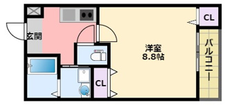 【間取り】 | フジパレス西宮鳴尾