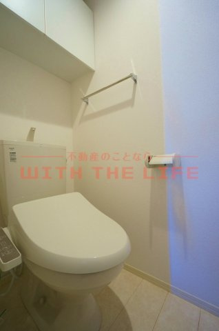 D's上津（ディーズカミツ）【キャッシュバック対象】のトイレ|落ち着いた色調のトイレです