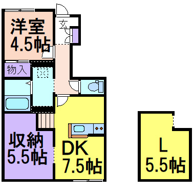 ラヴィーヌ中丸の間取り