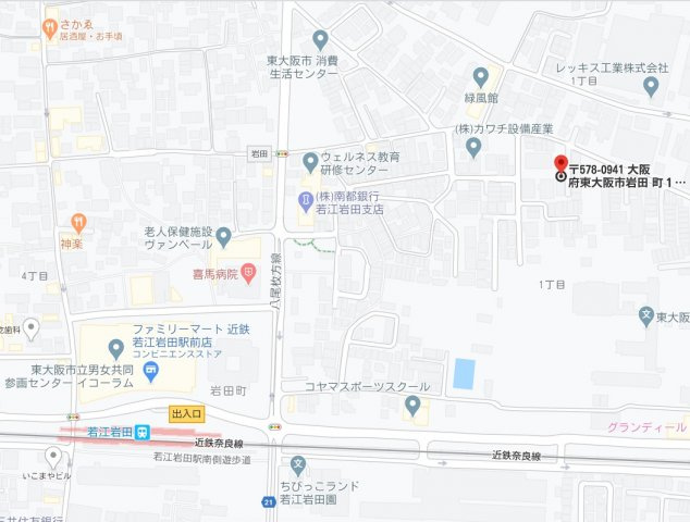 アスピリアユイットの地図