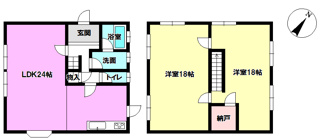 【間取り】 | 彦根市古沢町　中古戸建（収益物件）