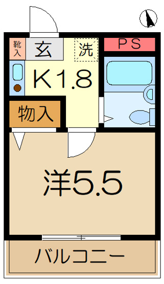【間取り】 | コパーズアプト港南６パート２