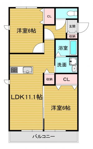 Primroseの間取り