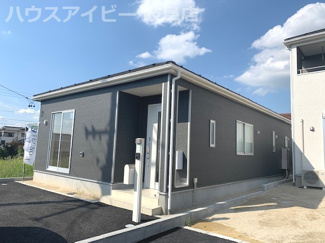 【外観】 | 羽島市上中町一色で登場！平屋の新築戸建！！間取りゆったり4LDK＋土間収納！！