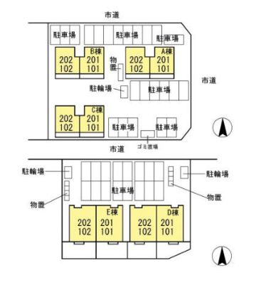 プレインの駐車場