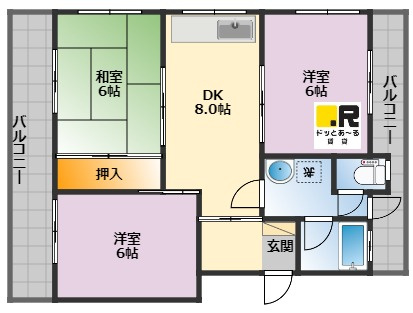 井上ハイムの間取り
