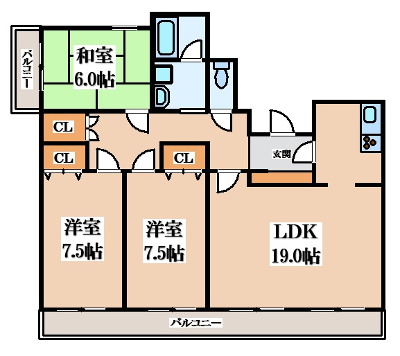 【間取り】 | パウゼ布施
