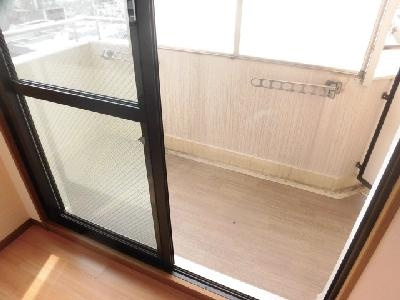 ラフィーネ四条堀川のバルコニー