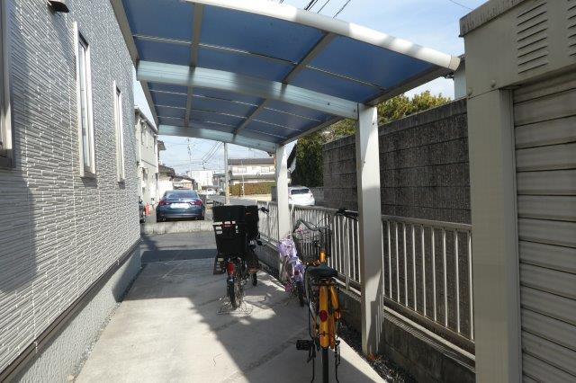 倉敷市田ノ上のアパートのその他共用部分|自転車置き場