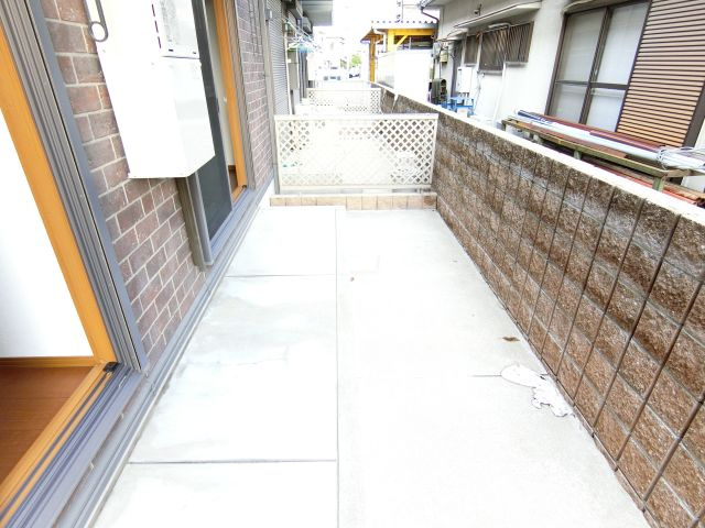 プレミールＢのバルコニー