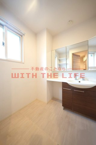 プリムローズ【キャッシュバック対象】の洗面所|スペースが確保できる洗面所です