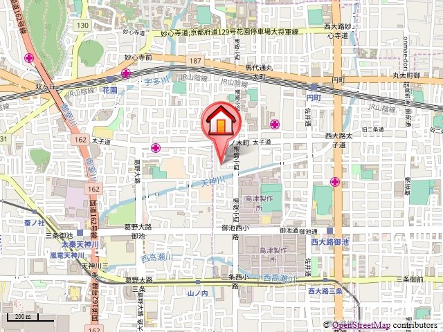 ビューティー藤ノ木の地図