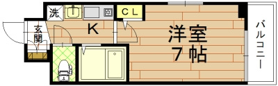 KDXレジデンス西院（ケイディエックスレジデンス西院）の間取り|間取り図