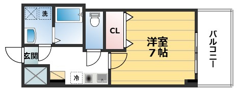 コージーハイツ大宮の間取り