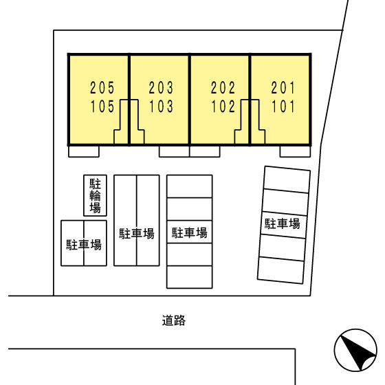 リヴィエールのその他共用部分|配置図