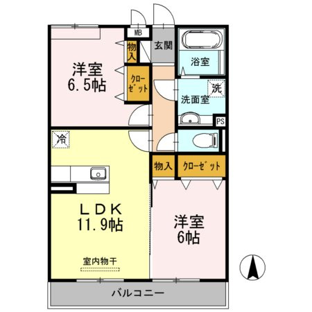 ルミエール国府の間取り