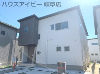 【外観】 | 岐阜市江崎南　新築戸建　敷地広々74坪！南側に広々としたお庭スペースあり。JR西岐阜駅まで徒歩約24分！